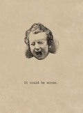 Cover: Crying Baby. 6 Cards, Individually Bagged with Envelopes - Laughing Elephant
