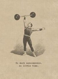 Enlarge image Cover: Barbell Lifter. 6 Cards, Individually Bagged with Envelopes - Laughing Elephant