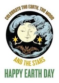 Cover: Moon Holding Stars. 6 Cards, Individually Bagged with Envelopes - Laughing Elephant