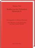 Cover: Studien zu den Urkunden Heinrichs V. - Harrassowitz Verlag