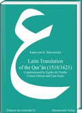 Cover: Latin Translation of the Qur'an (1518/1621) - Harrassowitz Verlag