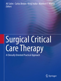 Bild: Surgical Critical Care Therapy - Springer