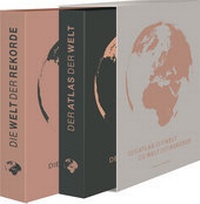 Abbildung von: Weltatlas - Der Atlas der Welt, Die Welt der Rekorde - 2 Bände im Geschenkschuber - Süddeutsche Zeitung