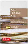 Cover: Tolley's Tax Cases 2018 - Tolley