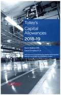 Cover: Tolley's Capital Allowances 2018-19 - Tolley