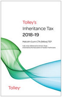 Enlarge image Cover: Tolley's Inheritance Tax 2018-19 - Tolley