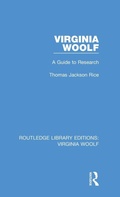 Cover: Virginia Woolf - Routledge