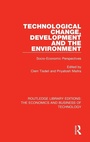 Cover: Technological Change, Development and the Environment - Routledge