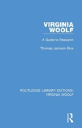 Cover: Virginia Woolf - Routledge