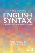 Cover: Introducing English Syntax - Routledge