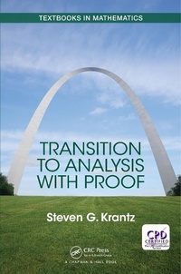 Abbildung von: Transition to Analysis with Proof - Chapman & Hall/CRC