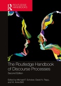 Cover: The Routledge Handbook of Discourse Processes - Routledge