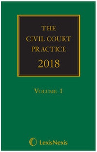 Enlarge image Cover: The Civil Court Practice 2018 - Butterworths Law
