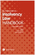 Cover: Butterworths Insolvency Law Handbook - Butterworths Law