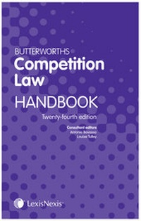 Abbildung von: Butterworths Competition Law Handbook - Butterworths Law