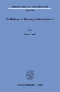 Abbildung von: Die Haftung von Einigungsstellenmitgliedern - fibre