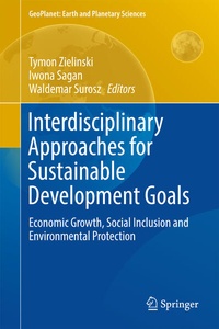 Enlarge image Cover: Interdisciplinary Approaches for Sustainable Development Goals - Springer