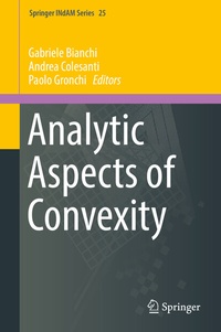 Abbildung von: Analytic Aspects of Convexity - Springer