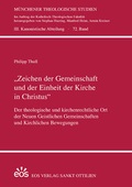 Cover: "Zeichen der Gemeinschaft und der Einheit der Kirche in Christus" - EOS Verlag