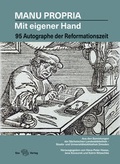 Cover: Manu propria - Mit eigener Hand - Sax-Verlag