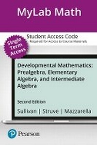 Abbildung von: MyLab Math with Pearson eText -- 12-week Access Card -- for Developmental Mathematics - Pearson
