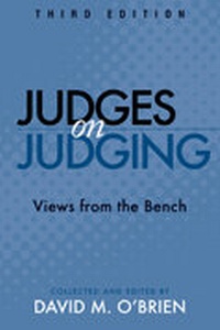 Enlarge image Cover: Judges on Judging - CQ Press