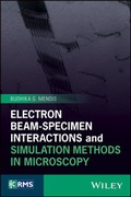 Cover: Electron Beam-Specimen Interactions and Simulation Methods in Microscopy - Wiley