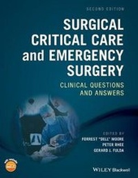 Abbildung von: Surgical Critical Care and Emergency Surgery - Wiley