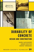 Cover: Durability of Concrete - CRC Press