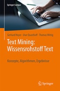 Cover: Text Mining: Wissensrohstoff Text - Springer