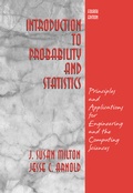 Cover: Introduction to Probability and Statistics: Principles and Applications for Engineering and the Computing Sciences - McGraw Hill Higher Education