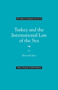 Cover: Turkey and the International Law of the Sea - Wildy, Simmonds and Hill Publishing