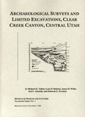 Cover: Arc Survey Clear Creek, OP #3 - University of Utah Press,U.S.