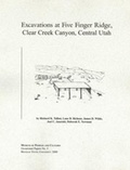 Cover: Excavations at Five Finger Ridge OP #5 - University of Utah Press,U.S.