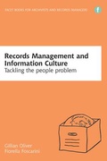 Cover: Records Management and Information Culture - Facet Publishing