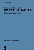 Cover: De rerum natura - De Gruyter