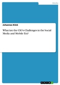 Bild: What Are the CIO's Challenges in the Social Media and Mobile Era? - GRIN Verlag