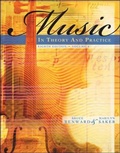 Cover: Music in Theory and Practice, Volume 1 with Audio CD - McGraw-Hill Professional