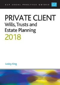 Abbildung von: Private Client: - College of Law Publishing