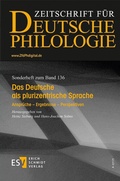 Cover: Das Deutsche als plurizentrische Sprache - Erich Schmidt Verlag