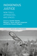 Cover: Indigenous Justice - Palgrave Macmillan