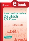 Cover: Auer Lernkontrollen Deutsch 3.-4. Klasse - Auer Verlag in der AAP Lehrerwelt GmbH