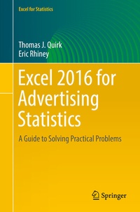 Abbildung von: Excel 2016 for Advertising Statistics - Springer