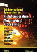 Cover: 9th International Symposium on High-Temperature Metallurgical Processing - Springer