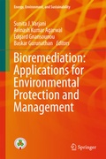 Cover: Bioremediation: Applications for Environmental Protection and Management - Springer