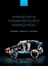 Enlarge image Cover: Introduction to Human Resource Management - Oxford University Press