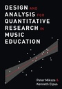 Cover: Design and Analysis for Quantitative Research in Music Education - Oxford University Press Inc