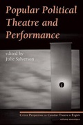 Cover: Popular Political Theatre and Performance - Talon Books,Canada