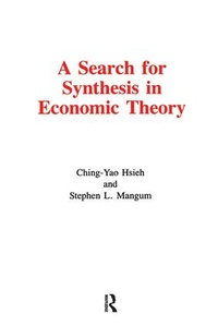 Enlarge image Cover: A Search for Synthesis in Economic Theory - M.E. Sharpe