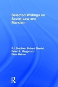 Cover: Selected Writings on Soviet Law and Marxism - M.E. Sharpe